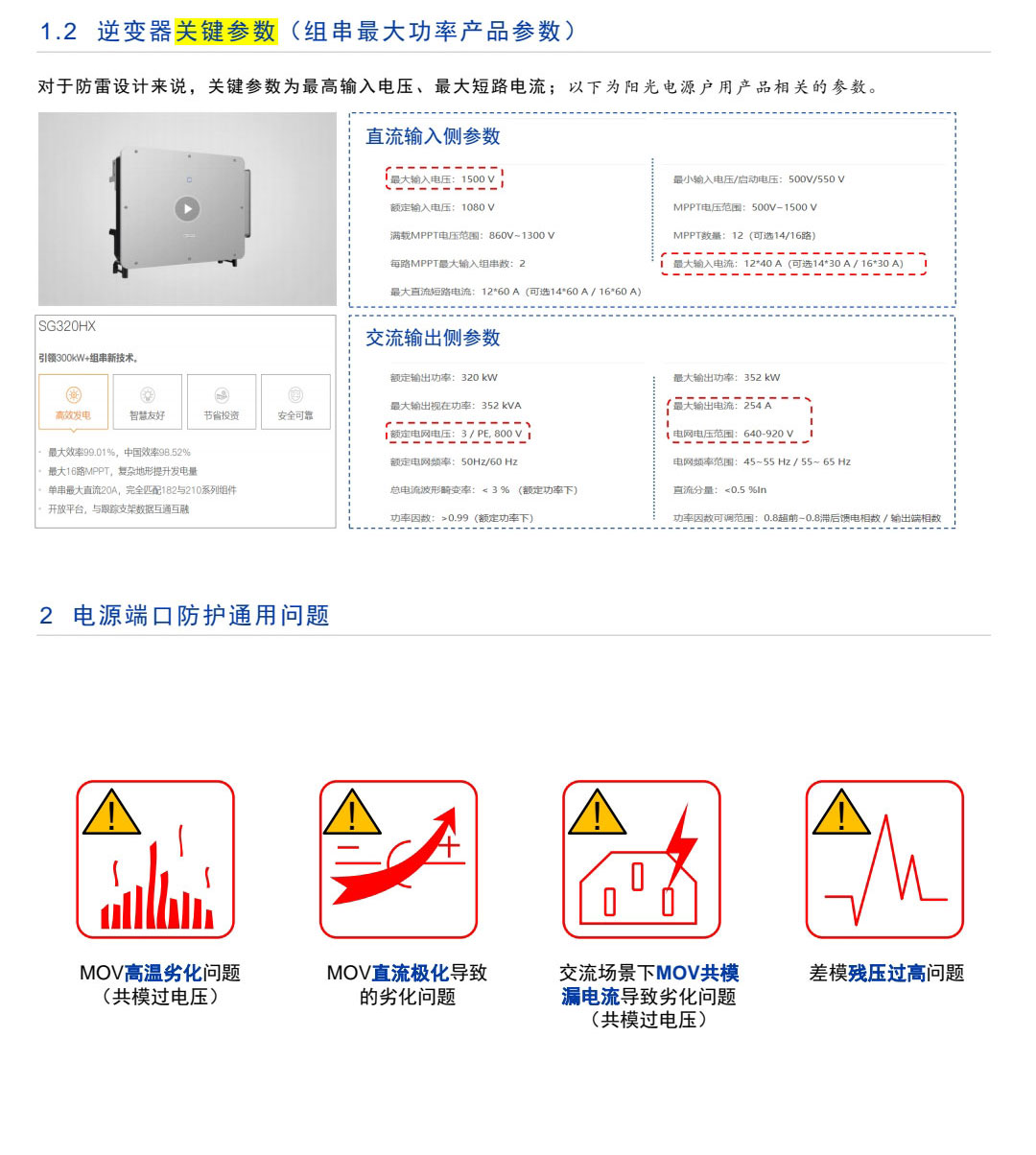 太陽能過壓防雷器件